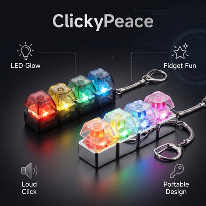 StressClick Fidget Keychain
